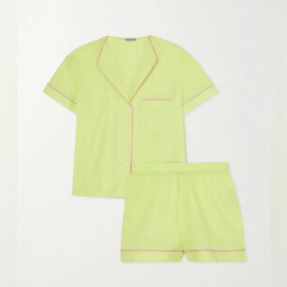 Dora Larsen Mollie Scalloped Pajama Set NWT